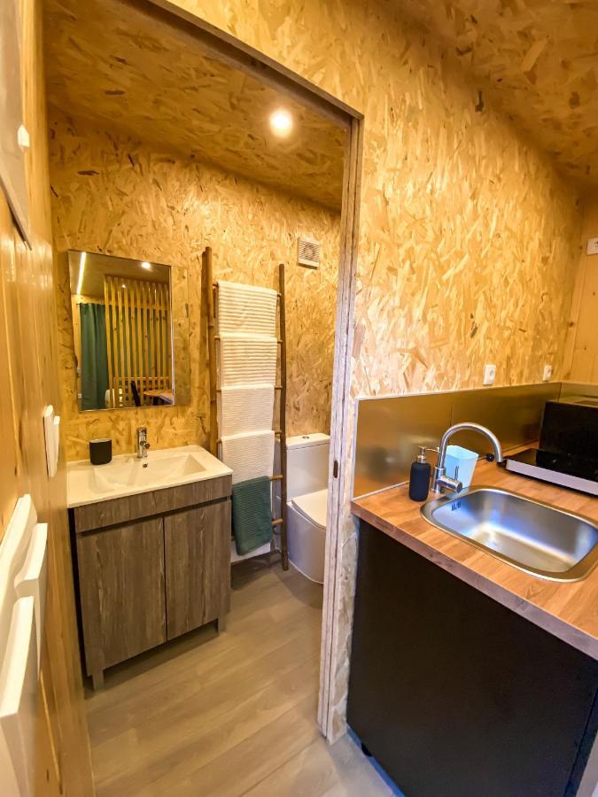 Bungalow Pichoses Geres Camping Rio Caldo ภายนอก รูปภาพ